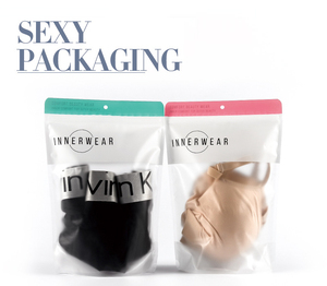Personalizado grande de plástico de pie Zip Lock bolsas de <span class=keywords><strong>ropa</strong></span> de almacenamiento de bolsa recerrable de embalaje de la <span class=keywords><strong>ropa</strong></span> interior bolsas organizador - Product Image 3