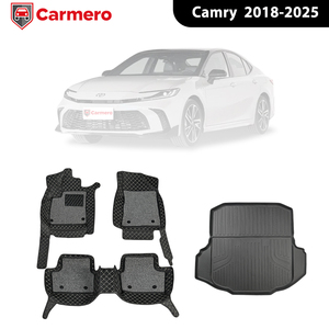 Tapetes de Auto Personalizados Impermeables 7D Perfect Fit para Toyota Camry 2018-2024/25, Juego Completo de Lujo para el <span class=keywords><strong>Interior</strong></span> del Vehículo - Product Image 1