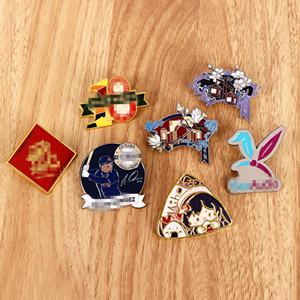 Insignias Metálicas Modernas de Dibujos Animados al por Mayor, Diseño Personalizado, Emblemas Escolares Conmemorativos Chapados en Oro con Resina Epoxi para Regalos de Eventos - Product Image 6