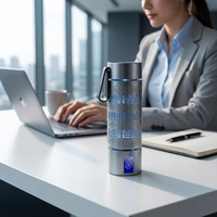 Botol Air Hidrogen Portabel MYVOES 2026 Baru 9000ppb 5000mAh Konsentrasi Tinggi SPE/PEM USB Isi Ulang Rumah Tangga Mobil RV