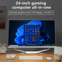 Prix usine ordinateur inclus monobloc I3 I5 I7 I9 Oem 21.5 pouces 128 Go Ssd 4G Ram conception tout en un ordinateur de bureau PC
