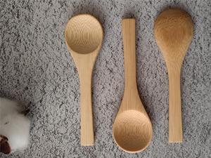 Mini 10g di bambù cucchiaio di legno leggero tè condimenti cucchiaino <span class=keywords><strong>per</strong></span> il partito che serve <span class=keywords><strong>miele</strong></span> olio di condimento caffè tè zucchero - Product Image 4