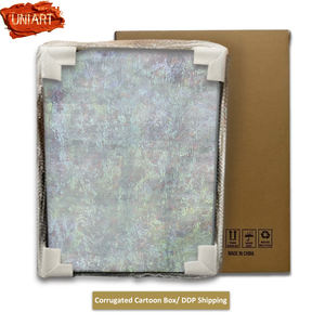 UNIART 100% fatto a mano Jackson Pollock a goccia stile astratta arte della parete decorazione surreale dipinto a mano pittura a olio ad azione acrilica - Product Image 5