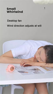 New Arrival Portable 900mah <b>Usb</b> <b>Mini</b> <b>Fan</b> Bladeless Whirlwind Design with Custom Logo Wearable Silent Cooling for Car Outdoor Use - Product Image 4