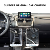 Interface sans fil CarPlay Android Auto pour Lexus 2012-2020 avec commande par bouton, navigation Android Auto, Airplay