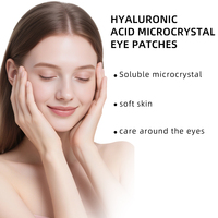 Patchs pour les yeux à micro-aiguilles dissolvables pour la santé des yeux, éclaircissants, hydratants et anti-rides