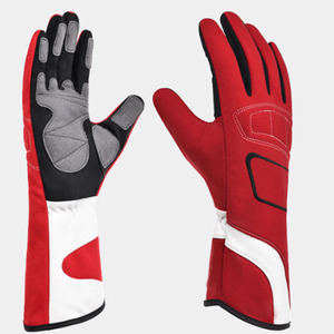 Made In Pakistan Low MOQ Sports Kart Racing Gloves Customized Fireproof Full Finger Racing Gloves for Karting & <b>Car</b> Driving - Product Image 2