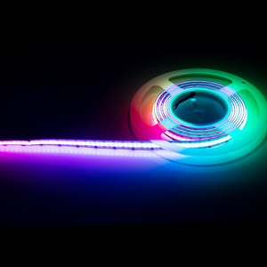 ไฟ <span class=keywords><strong>LED</strong></span> แบบ COB 24V RGB CCT ปรับแต่งสีได้ ไฟ <span class=keywords><strong>LED</strong></span> แบบ COB CCT 24V ไฟ <span class=keywords><strong>LED</strong></span> แบบ COB RGB คู่ <span class=keywords><strong>5V</strong></span> - Product Image 2