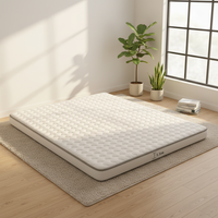 Surmatelas en mousse à mémoire de forme enroulable de 5,5 cm d'épaisseur, respirant, portable et pliable, pour chambre à coucher, dortoir, hôpital, maison, mobilier