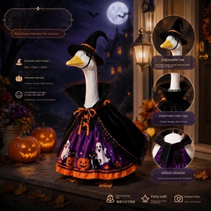 <span class=keywords><strong>Disfraz</strong></span> <span class=keywords><strong>de</strong></span> Ganso <span class=keywords><strong>de</strong></span> Halloween <span class=keywords><strong>para</strong></span> Ganso <span class=keywords><strong>de</strong></span> Jardín <span class=keywords><strong>de</strong></span> 23 Pulgadas, Trajes <span class=keywords><strong>de</strong></span> Mago y <span class=keywords><strong>Bruja</strong></span> con Sombrero y Capa, Decoración <span class=keywords><strong>de</strong></span> Jardín <span class=keywords><strong>de</strong></span> Calabaza Fantasma - Product Image 4