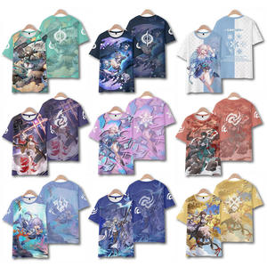 28 estilo Star Rail dan Heng Kafka Jing Yuan <span class=keywords><strong>Cosplay</strong></span> Color impresión manga corta capa <span class=keywords><strong>Anime</strong></span> camiseta disfraz coser - Product Image 1