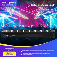 Lumière laser mobile à six faisceaux, lumière d'ambiance mobile pour KTV, lumière de scène pour concerts, bars et discothèques