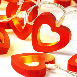 10leds 20leds 40leds Led amour coeur mariage chaîne fée lumière vacances noël éclairage <span class=keywords><strong>guirlande</strong></span> <span class=keywords><strong>pour</strong></span> fête fille <span class=keywords><strong>chambre</strong></span> décor - Product Image 4
