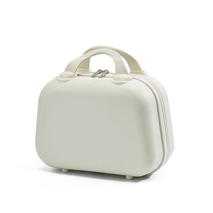 Mini Bolsa de Maquillaje Portátil de PP de 14 Pulgadas, Color Sólido, con Cierre y Asa para Viaje - Product Image 5