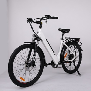 Bicicleta Eléctrica Inframe con Cuadro de Aleación de Aluminio, Batería de Litio, Motor sin Escobillas de 7 Velocidades, Frenos de Disco Hidráulicos para Damas, Uso Urbano - Product Image 1