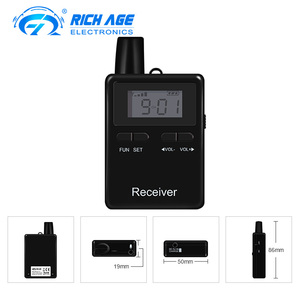 Hệ thống hướng dẫn viên du lịch không dây Hajj cung cấp khả năng đồng bộ hóa tần số một chạm tiện lợi/nhanh chóng bằng sóng vô tuyến 2.4G/kênh 80 - Product Image 4