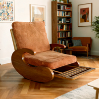 Canapés et fauteuils à bascule de luxe nordiques modernes avec certification CE européenne, adaptés aux hôtels haut de gamme, aux appartements, aux familles et aux villas