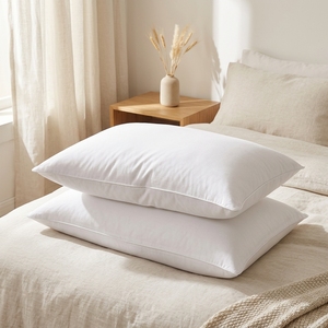 <span class=keywords><strong>Oreiller</strong></span> de luxe en plumes, haute densité, moelleux, hypoallergénique, antistatique, qualité hôtelière, confort chambre à coucher - Product Image 3