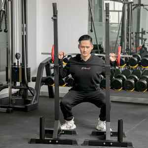Yaran Barbell <b>Rack</b> <b>Squat</b> Weightlifting <b>Rack</b> Thickened Reinforced Split <b>Rack</b> Durable Stable Adjustable Commercial Fitness - Product Image 1
