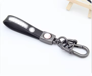 Hot Leather Car Keychain for Car Brands Handmade Premium Metal <b>Key</b> <b>Ring</b> Accessories <b>Customized</b> Logo Present for Man and Woman - Product Image 5
