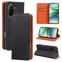 Étui de téléphone portable pour Redmi 15C K80 Ultra Note 14S 4G A5 14 Pro porte-carte fente pour carte de crédit portefeuille de couverture de livre en cuir magnétique