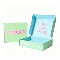 Boîtes d'emballage en carton ondulé avec lamination mate recyclable et logo personnalisé pour bijoux, cadeaux et expédition