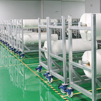 Rollos de Suelo de Vinilo de PVC Comercial de 2 mm, Rollo de Alfombra Homogénea para Hospitales
