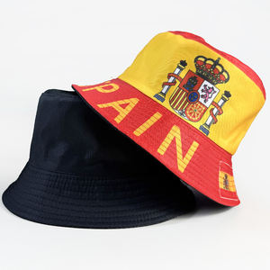 Gorra de Pescador Personalizada del Club Deportivo España, Bandera de Equipo de Fútbol Mundial, Baloncesto, <span class=keywords><strong>Voleibol</strong></span>, Copa España, Sombrero de Copa Nacional - Product Image 2