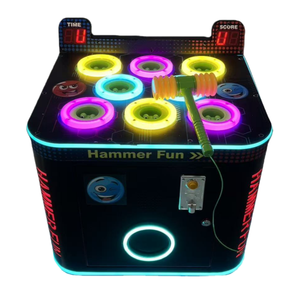 Macchina da <span class=keywords><strong>gioco</strong></span> arcade a martello con gettoni, tipo Whack-a-Mole, per colpire topi e rane, con sistema di riscatto premi - Product Image 3