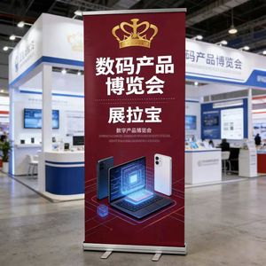 ขาตั้งโรลอัพยอดนิยม น้ำหนักเบาพิเศษ ปรับเปลี่ยนได้สองรูปแบบ สำหรับงานส่งเสริมการขายและงานแสดงสินค้า ผู้ผลิตชั้นนำ - Product Image 2