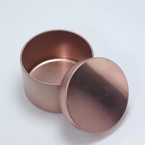 Boîtes en étain pour bougies de 2 oz, 4 oz, 6 oz, 8 oz, 10 oz, 16 oz avec couvercle, logo personnalisé en usine, boîte en étain noire mate, contenants en métal pour bougies - Product Image 3