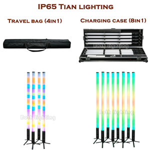 BOTHLIGHTING Tubo <span class=keywords><strong>LED</strong></span> a 360 Gradi IP65 Wireless DMX a Batteria Pixel Full Color per Matrimoni DJ Eventi Effetti Scenici - Product Image 2