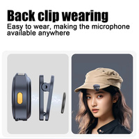 Microphone sans fil Plug and Play 2.4G Microphone magnétique sans fil à bouton d'aspiration avec boîtier de charge pour l'enregistrement vidéo