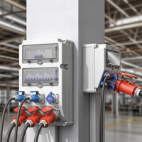 Boîtier de distribution électrique industriel SFE IP67 étanche à 36 voies avec prises extractibles