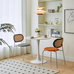 <span class=keywords><strong>Welhome</strong></span>, juego de mesa de comedor redonda negra pura, mesa de comedor de cocina pequeña, barra de café, escritorio de ocio, mesa de salón - Product Image 6