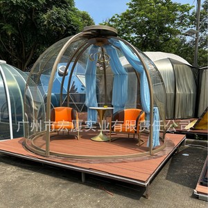 Dome <b>Tent</b> Outdoor Rotating Sliding Door Starry Room Restaurant Pod Luxury 6-8 Person Four-season <b>Large</b> Space - Product Image 2