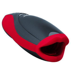 Produits pour adultes : Masturbateur masculin Airplane Cup Lèvres Rouges Sexy, avec vibration, succion, voix réelle, chauffant et étanche. Jouets sexuels en promotion. - Product Image 6