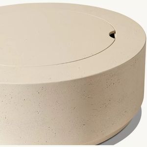 Table de <span class=keywords><strong>foyer</strong></span> extérieure moderne en béton de taille personnalisée, vente chaude de l'usine, OEM ODM, chauffage de patio, feu de joie de jardin - Product Image 6