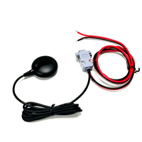 Receptor GPS RS232 para Aplicaciones Industriales, Módulo GPS RS232 con Antena GNSS2000BR, Conector Hembra RS232 DB9, Receptor GNSS RS-232