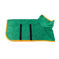 Serviette de bain pour animaux de compagnie Absorption d'eau Peignoir Chien Chat Nettoyage Wrap Serviette de bain
