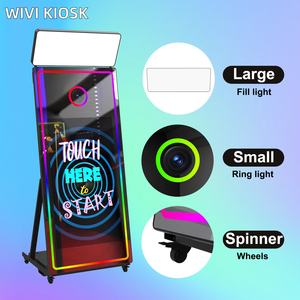 Photobooth Miroir Magique 65 Pouces avec Écran Tactile, Scanner et Compatibilité Appareil <span class=keywords><strong>Photo</strong></span> Reflex pour Événements - Product Image 3