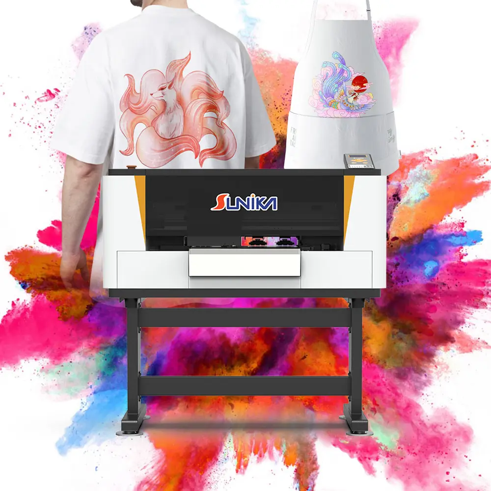 Sunika A3 hochpräziser digitaler Bekleidungsdrucker DTF 30 cm Jersey-Drucker in neuem Zustand mit A4 A5 Druckgrößen