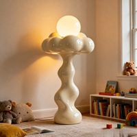 Lampadaire Spirale Contemporain Artistique Moderne à LED, Abat-jour Métallique Étanche, Intensité Variable, Blanc Neutre 4100K, IRC 80, Grand Modèle en Acier