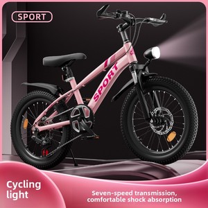 Bicicletta per <span class=keywords><strong>Bambini</strong></span> e Ragazzi 6-15 Anni, Freni a Disco Doppi, Ammortizzazione, Bici da Strada <span class=keywords><strong>con</strong></span> Telaio <span class=keywords><strong>in</strong></span> Acciaio al Carbonio - Product Image 2
