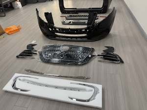 Kit Carrozzeria in Plastica per Paraurti Anteriore Auto per Mercedes-Benz W447 W448 <span class=keywords><strong>Vito</strong></span> Classe <span class=keywords><strong>V</strong></span> V260 V300 con Griglia Diamantata Moderna di Fabbrica 2024 2025 - Product Image 3