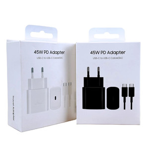Vente chaude 45W PD USB C Adaptateur secteur Set US EU UK Plug Type c <span class=keywords><strong>Chargeur</strong></span> Super <span class=keywords><strong>Rapide</strong></span> pour <span class=keywords><strong>Samsung</strong></span> Galaxy S24 S23 S22 <span class=keywords><strong>Ultra</strong></span> S21 <span class=keywords><strong>S20</strong></span> - Product Image 2