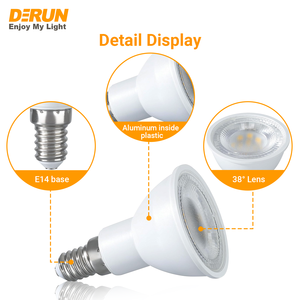 ไฟสปอตไลท์ LED ความสว่างสูง <span class=keywords><strong>JDR</strong></span> 5W พลาสติกอะลูมิเนียม ขั้ว E14 SMD 2835 พร้อม MCOB 230V COB LED, รุ่น LED-<span class=keywords><strong>JDR</strong></span>-P - Product Image 5