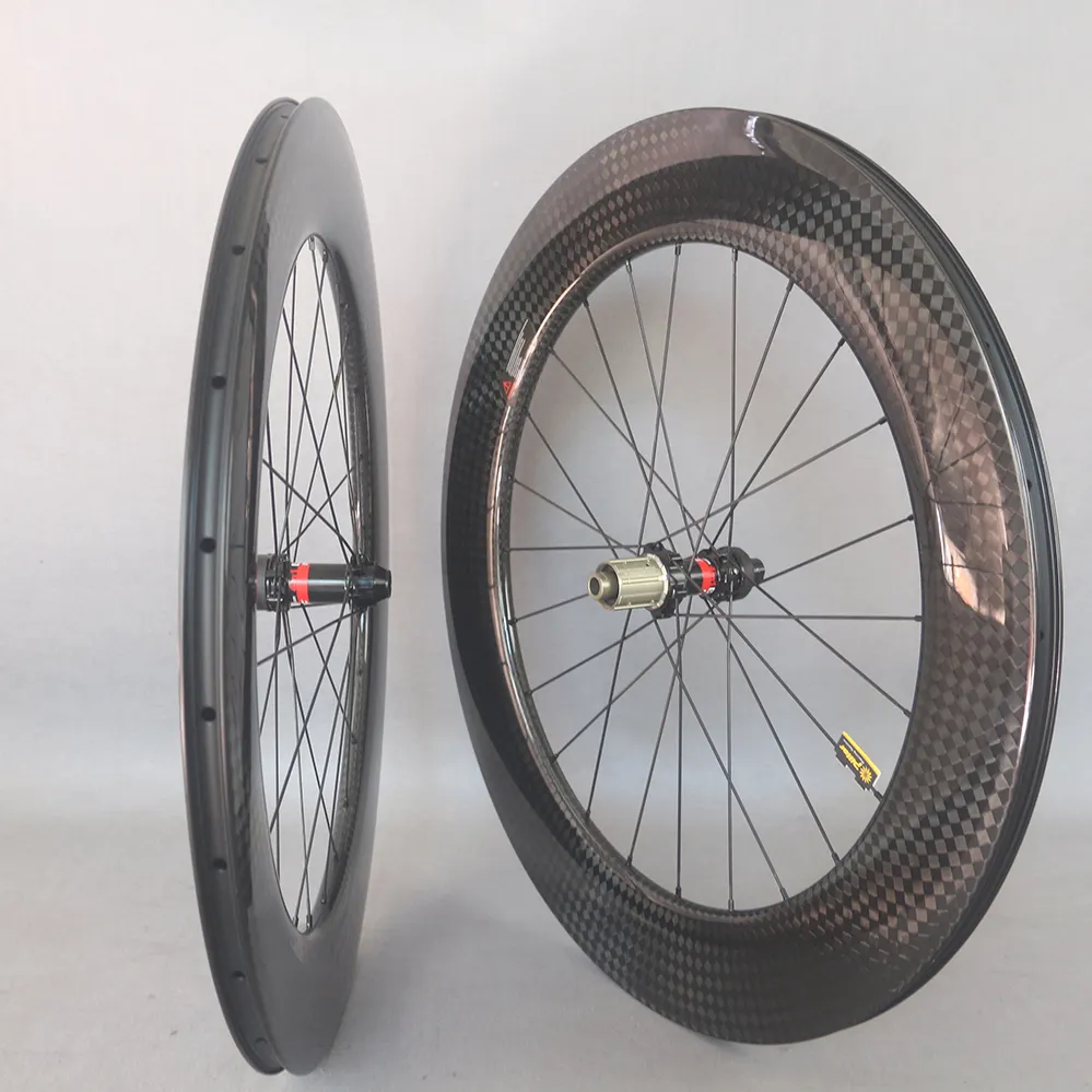 NUOVO Cerchio In Carbonio Wheelset Disco 12K Tessuto D411/D412 Hub Centro di blocco ruote in carbonio 88*25/60*25/50*25/38*25mm