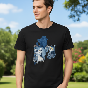T-Shirt Unisex 210GSM 100% Cotone, Casual, Traspirante, Resistente, con Stampa DTF, Maglietta da Uomo - Product Image 3