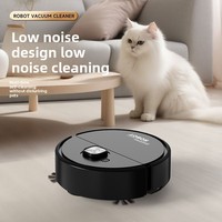 Robot aspirateur intelligent transfrontalier entièrement automatique avec fonctions de lavage et de balayage, puissance d'aspiration de 10001499 Pa, navigation aléatoire